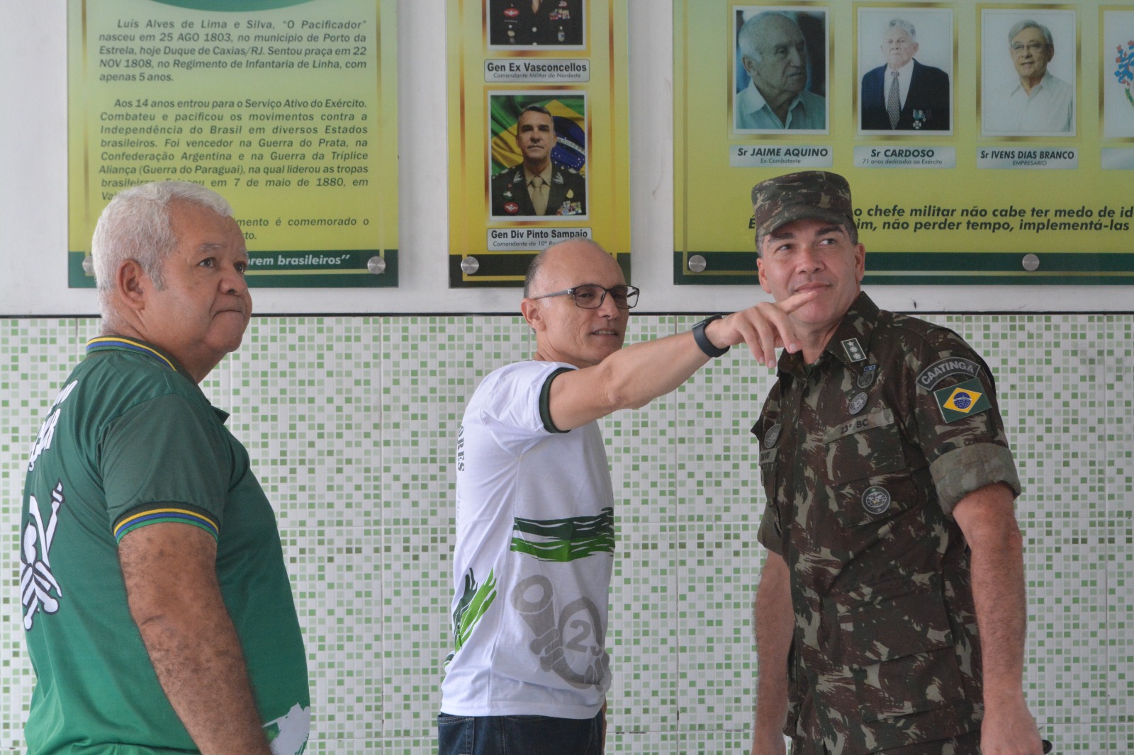 Visita do Eterno Comandante 23º Batalhão de Caçadores